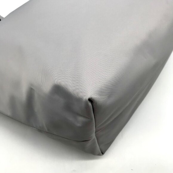 Tory Burch Light Gray Nylon Ella Chain Tote Bag - Picture 9 of 11